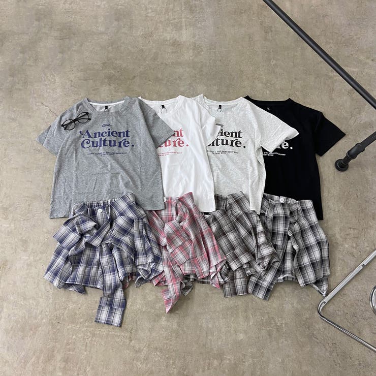 Tシャツ・チェックスカートセットアップ | non-hedge  | 詳細画像48 