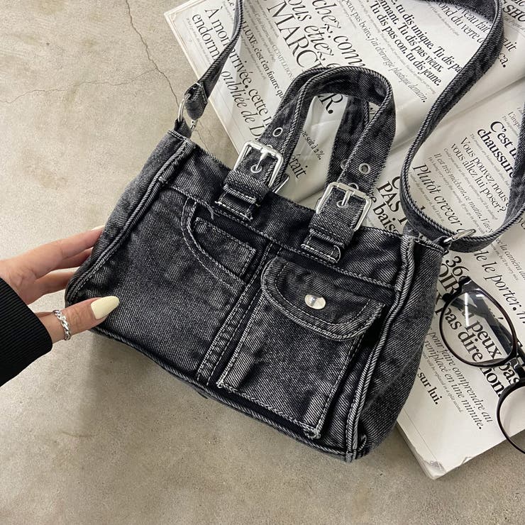 ブルー | デニムミニバッグ | non-hedge 