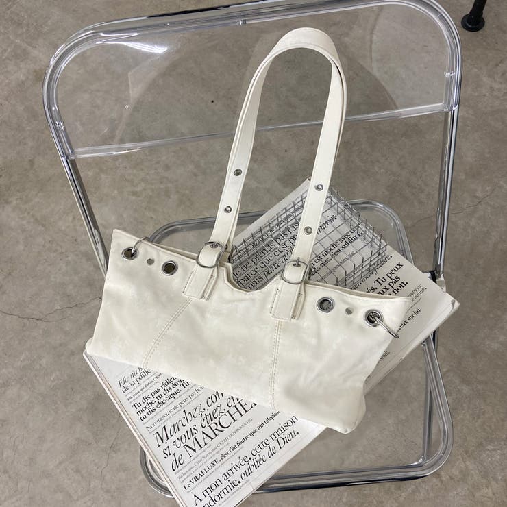 オフホワイト | ハトメリングトートバッグ | non-hedge 