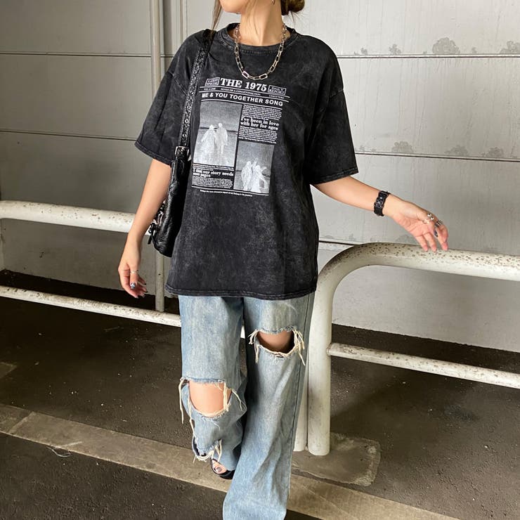 ブリーチ転写ビッグTシャツ | non-hedge  | 詳細画像10 
