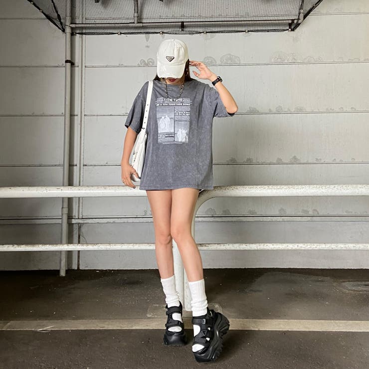 ブリーチ転写ビッグTシャツ | non-hedge  | 詳細画像2 