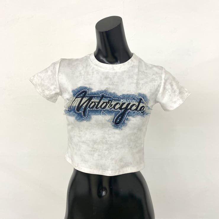 デニムストーンロゴチビTシャツ | non-hedge  | 詳細画像30 