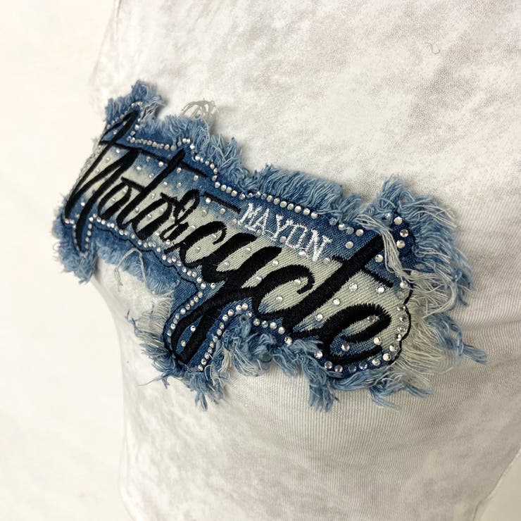 デニムストーンロゴチビTシャツ | non-hedge  | 詳細画像36 