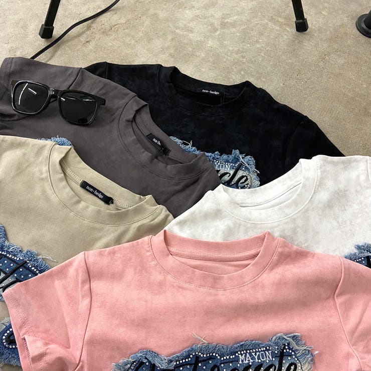 デニムストーンロゴチビTシャツ | non-hedge  | 詳細画像39 