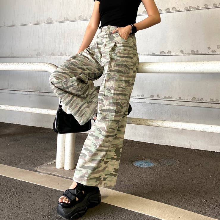 迷彩ワイドパンツ | non-hedge  | 詳細画像10 