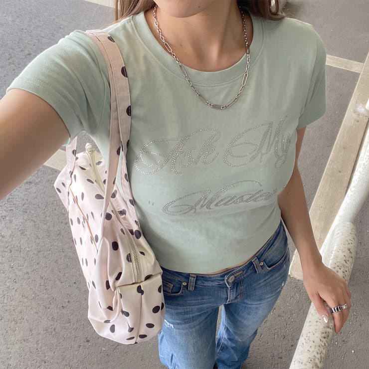 ミント | ストーンロゴチビTシャツ | non-hedge 