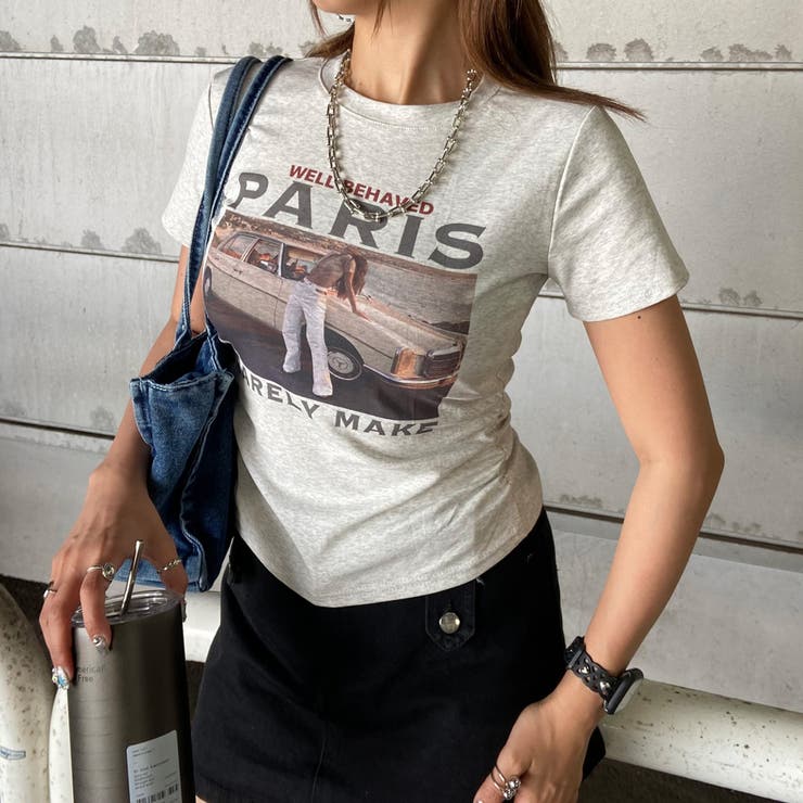 オートミール | 転写ドロストTシャツ | non-hedge 