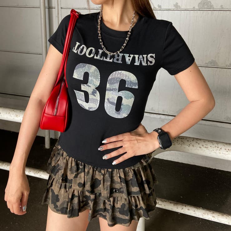 迷彩ロゴTシャツ | non-hedge  | 詳細画像1 