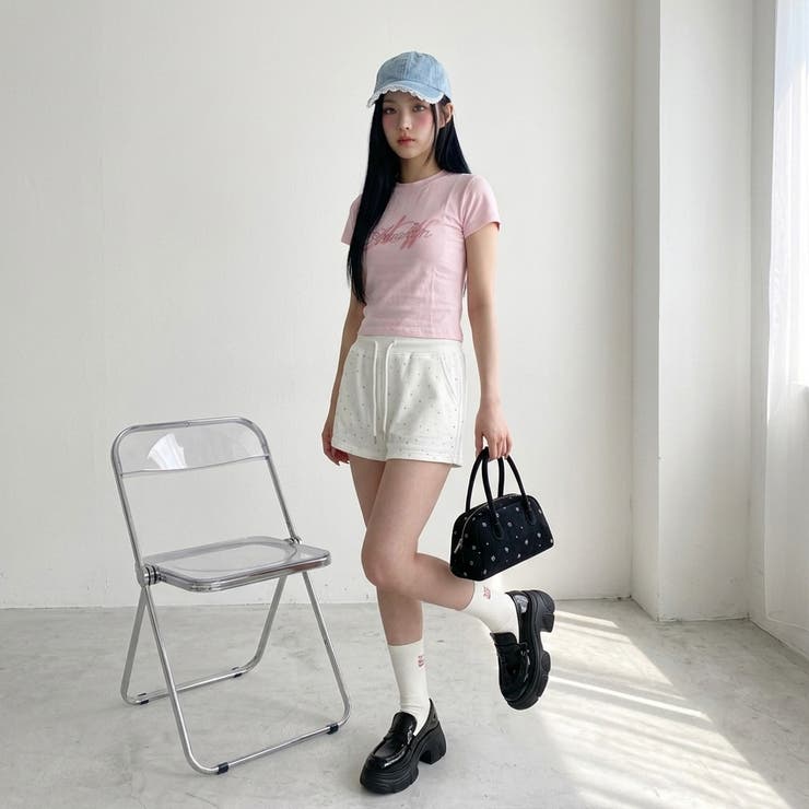 ストーン付きカットショートパンツ | non-hedge  | 詳細画像11 