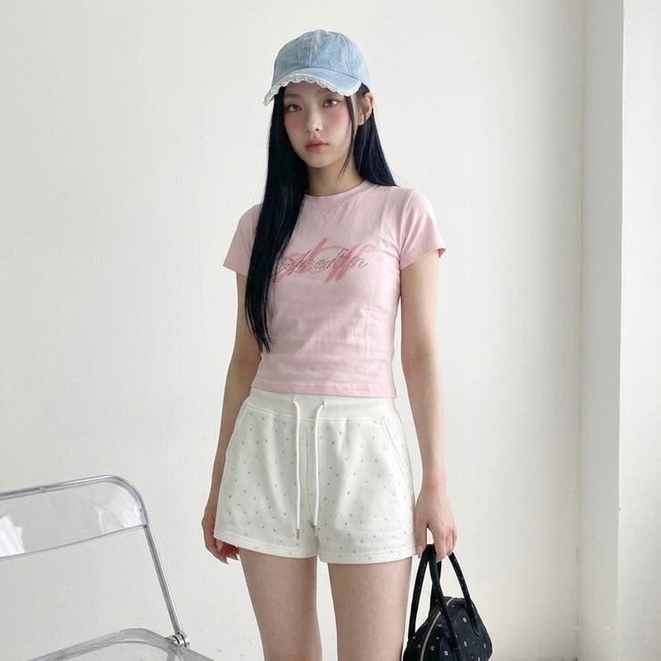 ストーン付きカットショートパンツ | non-hedge  | 詳細画像12 