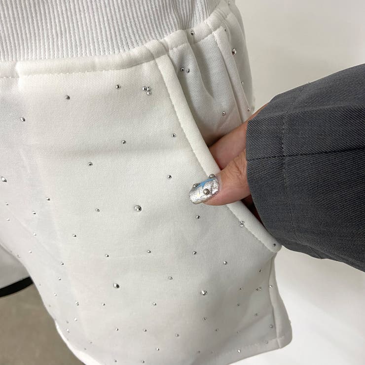 ストーン付きカットショートパンツ | non-hedge  | 詳細画像28 