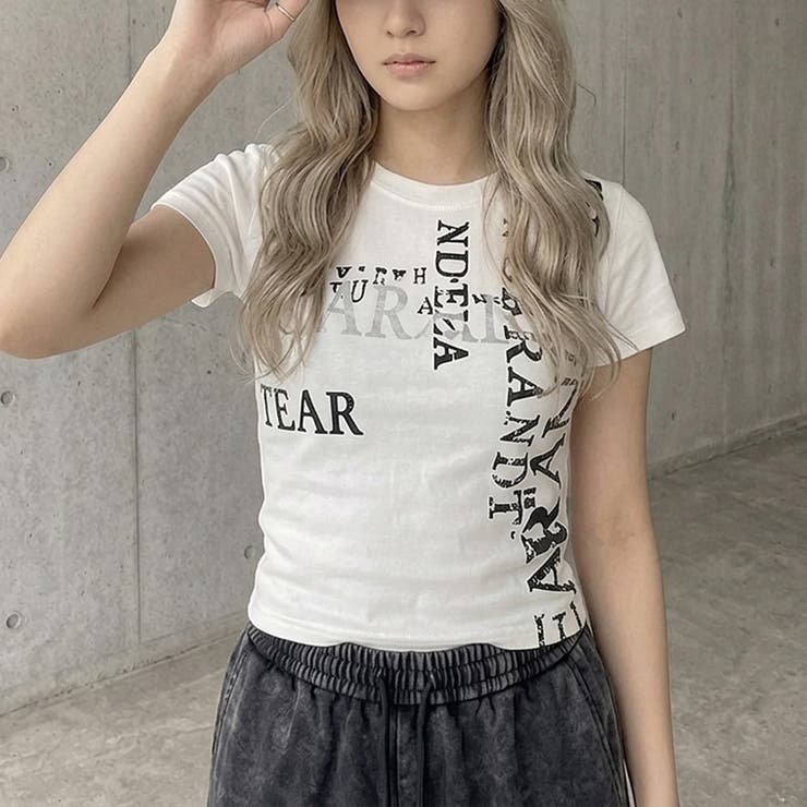 オフホワイト | シルバーロゴTシャツ | non-hedge 