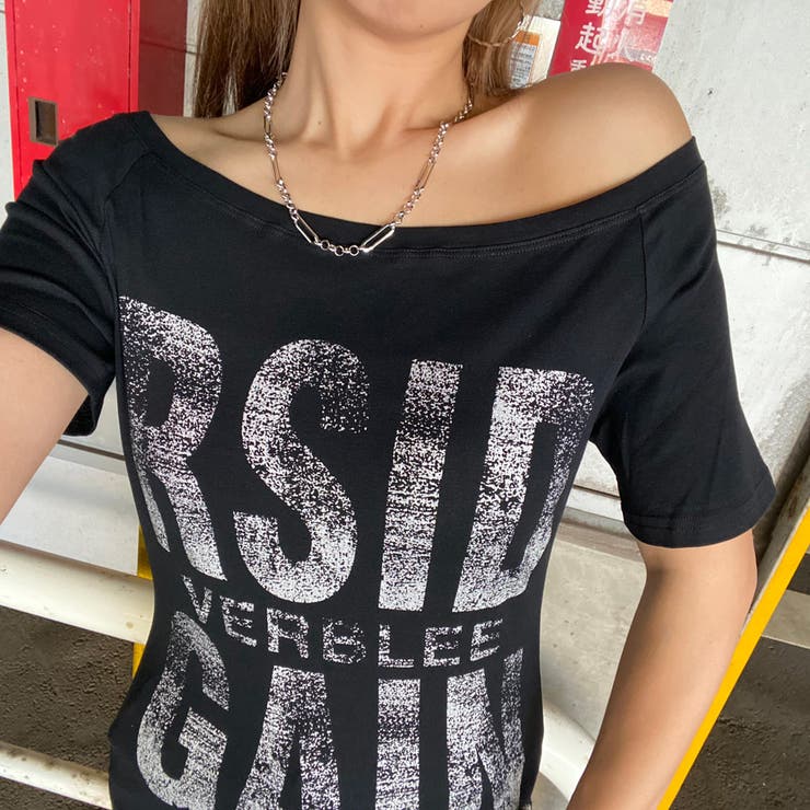 オフショルビッグロゴTシャツ | non-hedge  | 詳細画像6 