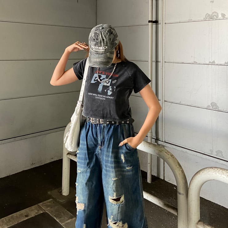 ブリーチ転写ショートTシャツ | non-hedge  | 詳細画像11 