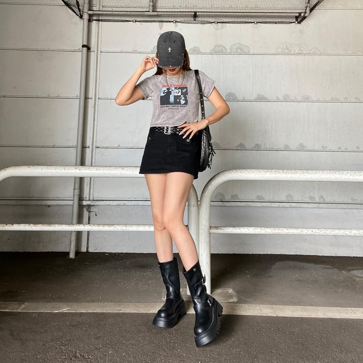 ブリーチ転写ショートTシャツ | non-hedge  | 詳細画像15 