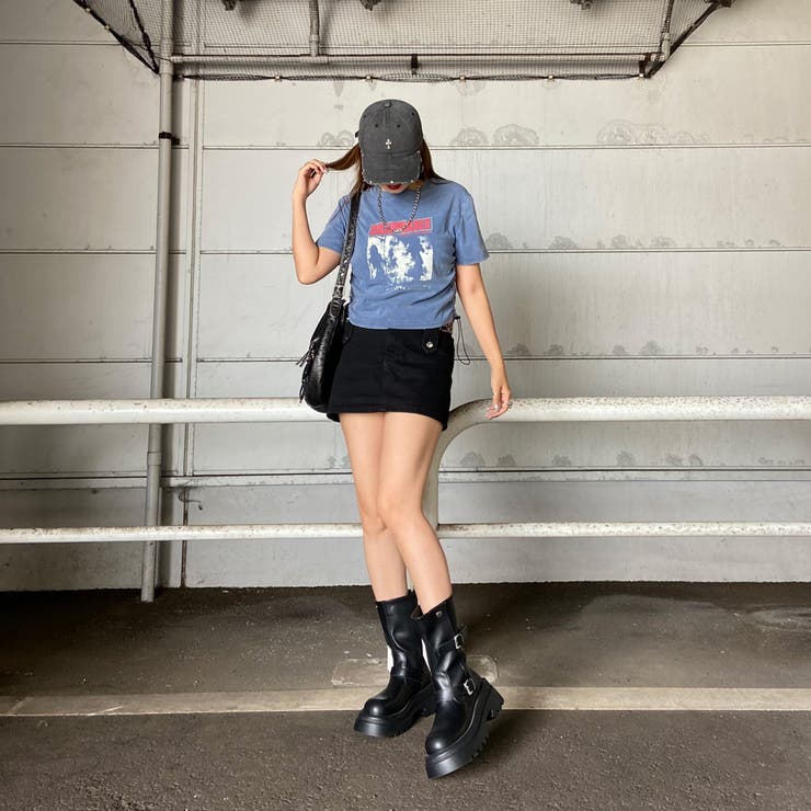 ブリーチ転写ロゴドロストTシャツ | non-hedge  | 詳細画像14 