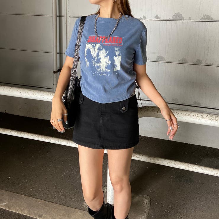 ブリーチ転写ロゴドロストTシャツ | non-hedge  | 詳細画像18 