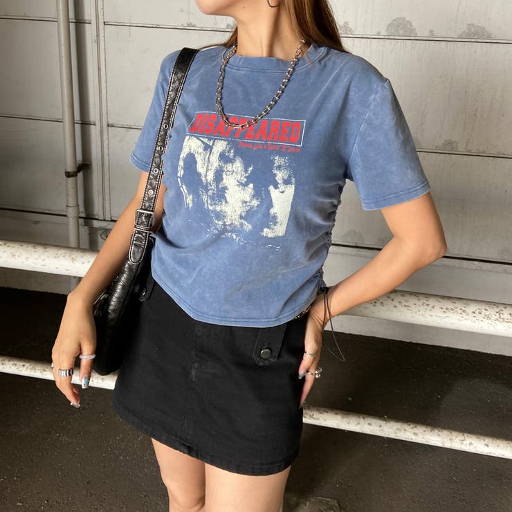 ブリーチ転写ロゴドロストTシャツ | non-hedge  | 詳細画像19 