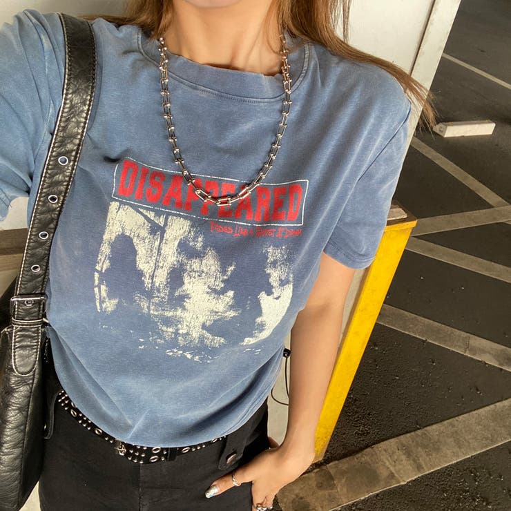 ブリーチ転写ロゴドロストTシャツ | non-hedge  | 詳細画像20 