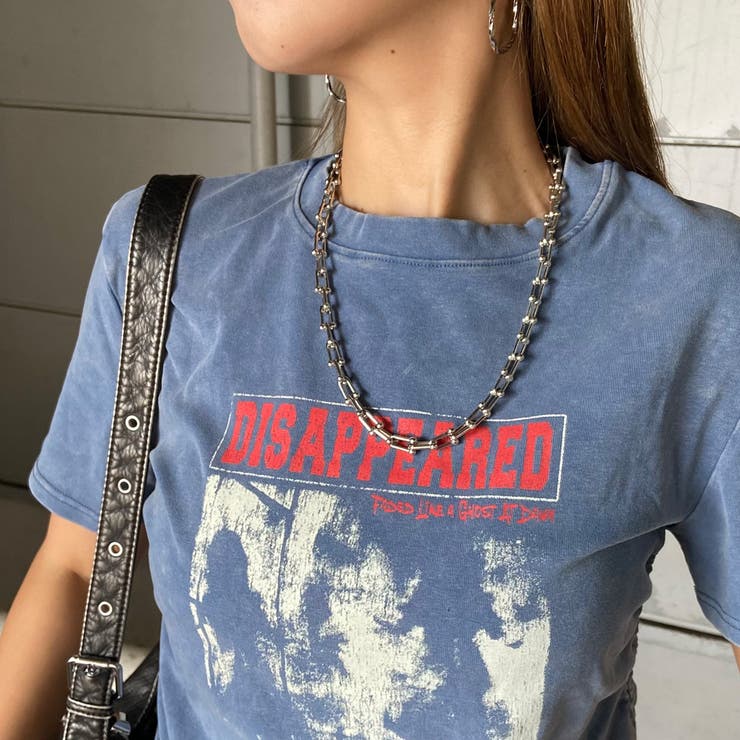 ブリーチ転写ロゴドロストTシャツ | non-hedge  | 詳細画像22 