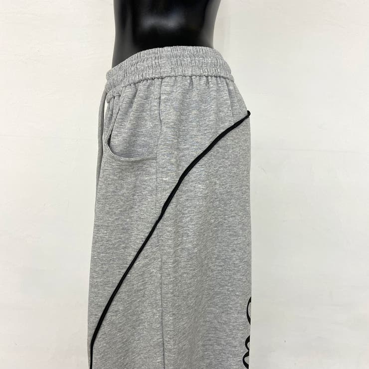パイピングバックロゴカットパンツ | non-hedge  | 詳細画像27 