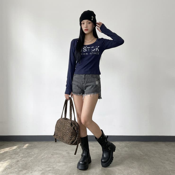 スタッズロゴTシャツ | non-hedge  | 詳細画像11 