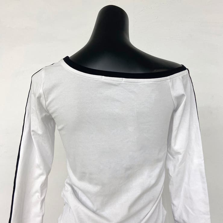 ラインオフショルダーTシャツ | non-hedge  | 詳細画像21 