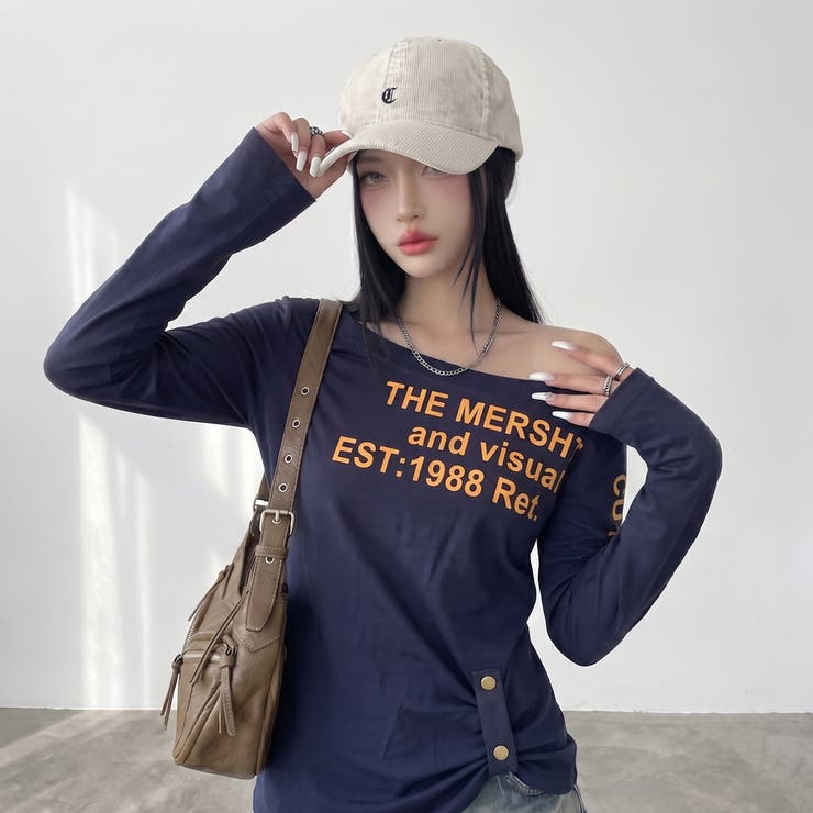 ロゴワンショルダーTシャツ | non-hedge  | 詳細画像17 