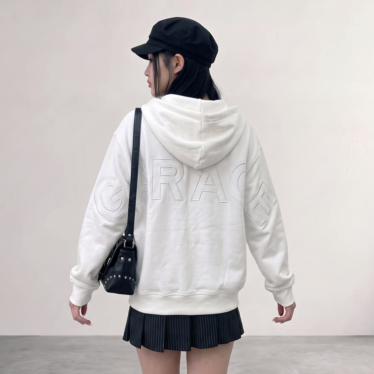 バックロゴZIPパーカー[品番：NHGW0006938]｜non-hedge （ノンヘッジ