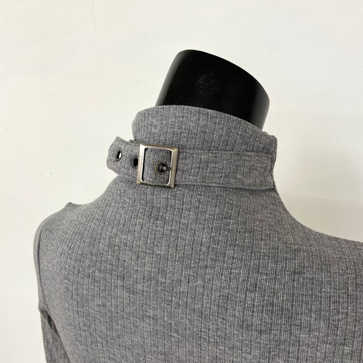 リブボタンスタンドZIPトップス | non-hedge  | 詳細画像28 