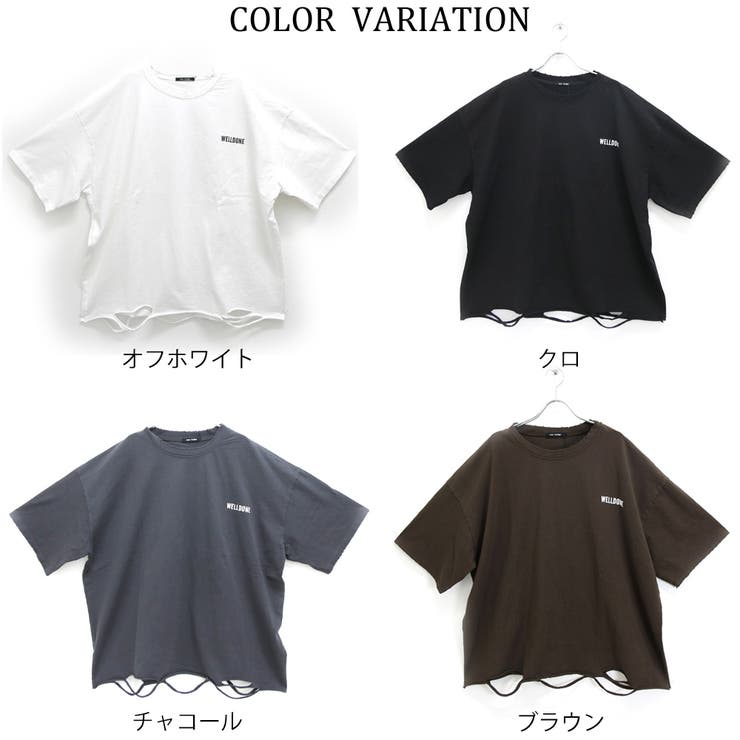 バックロゴダメージTシャツ レディース ファッション | non-hedge  | 詳細画像29 