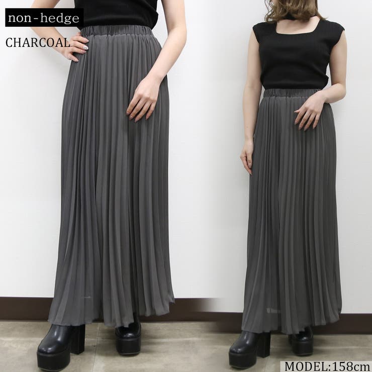 ロングプリーツスカート レディース ファッション[品番