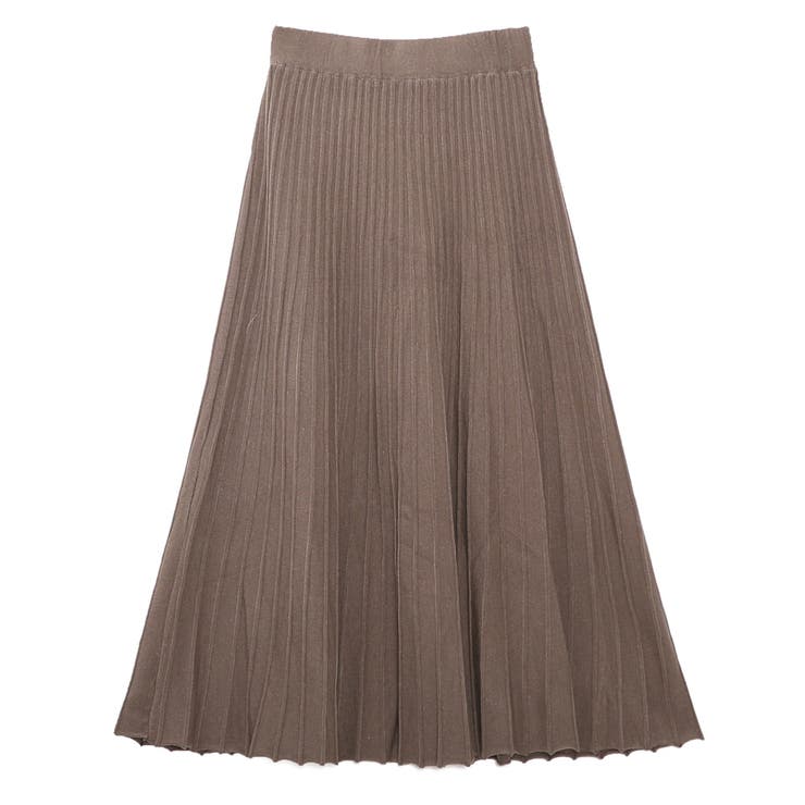 ニットフレアロングスカート レディース ファッション[品番