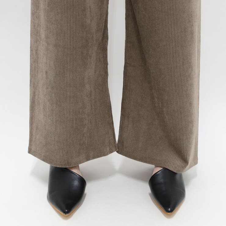 コーデュロイワイドパンツ レディース ファッション | non-hedge  | 詳細画像13