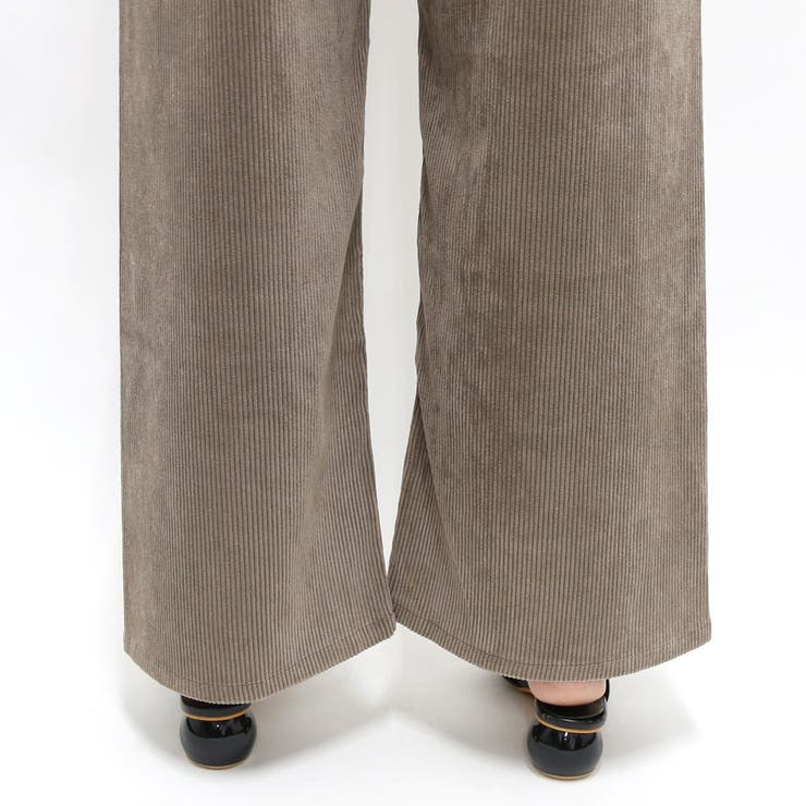コーデュロイワイドパンツ レディース ファッション | non-hedge  | 詳細画像14