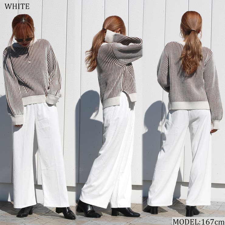 コーデュロイワイドパンツ レディース ファッション | non-hedge  | 詳細画像25