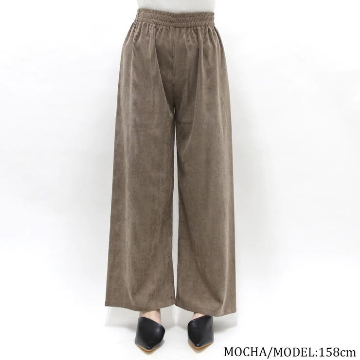 コーデュロイワイドパンツ レディース ファッション | non-hedge  | 詳細画像7