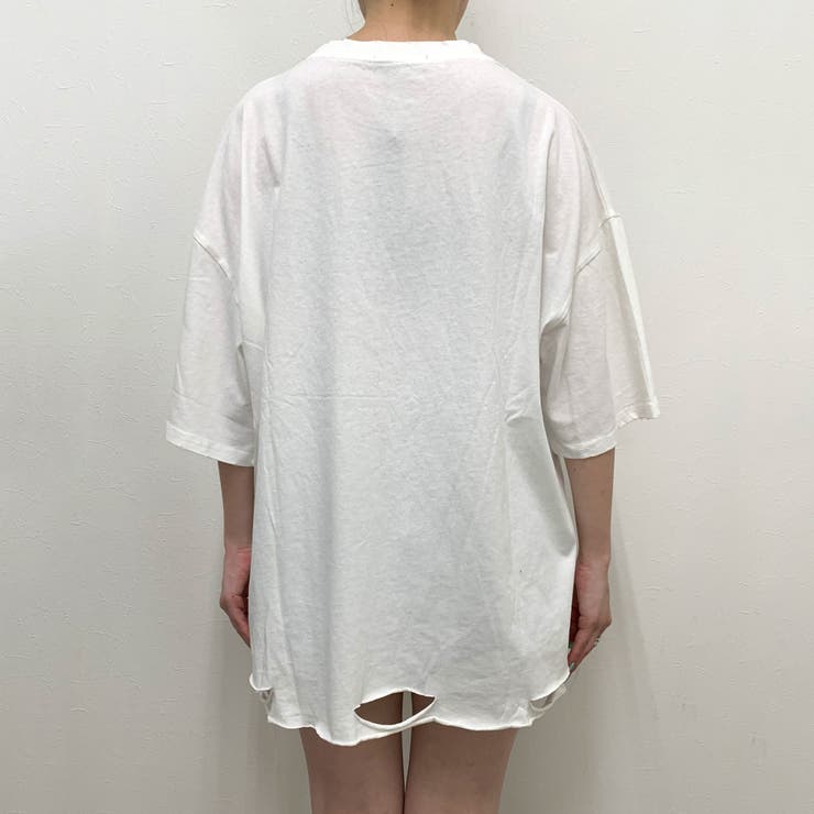 ダメージ転写プリントTシャツ レディース ファッション | non-hedge  | 詳細画像11 