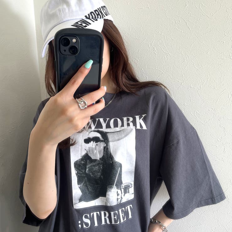 ダメージ転写プリントTシャツ レディース ファッション | non-hedge  | 詳細画像5 
