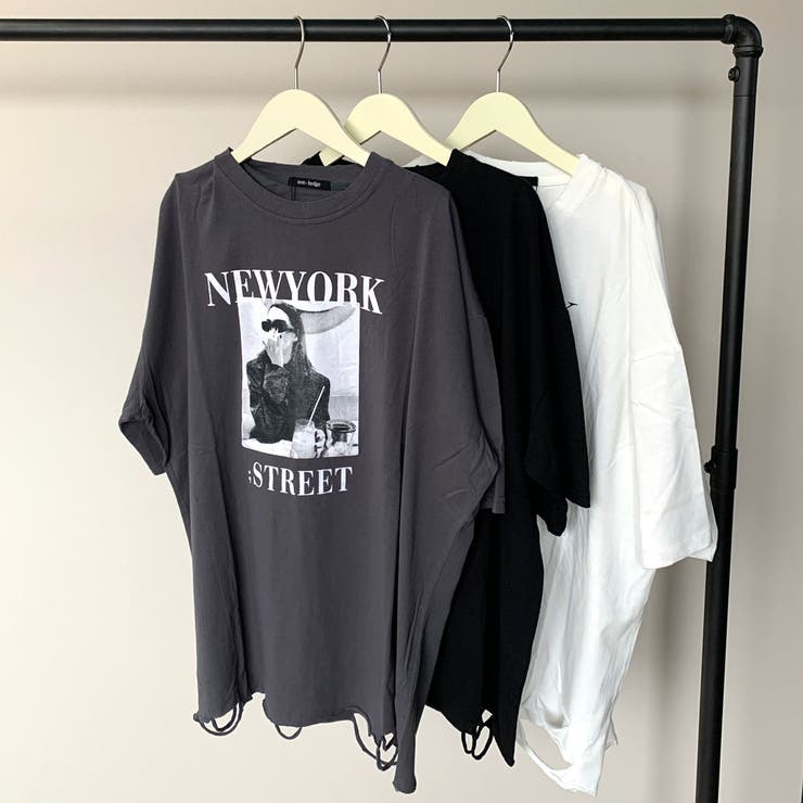 ダメージ転写プリントTシャツ レディース ファッション | non-hedge  | 詳細画像7 