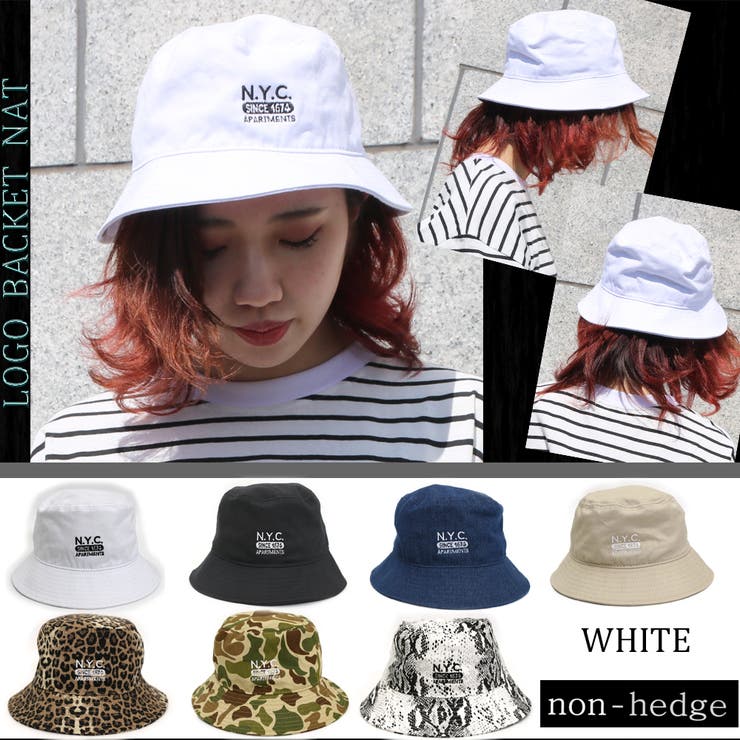ロゴバケットハット レディース ファッション 品番 Nhgw Non Hedge ノンヘッジ のレディースファッション 通販 Shoplist ショップリスト