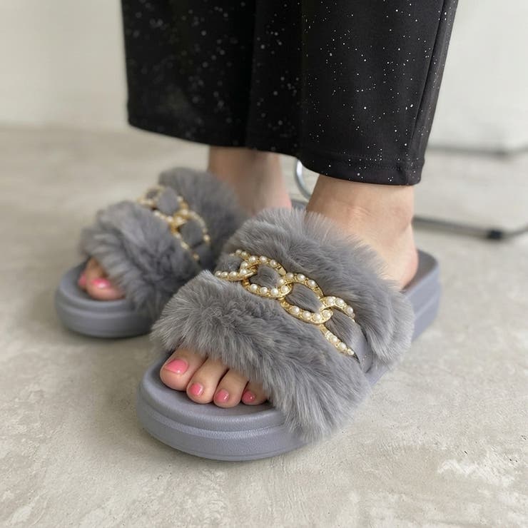 チェーンファーサンダル | non-hedge  | 詳細画像8 