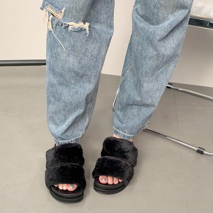 ファーサンダル | non-hedge  | 詳細画像6 