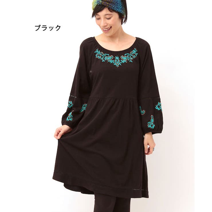 ワンピース チチカカ ペイズリー刺繍ワンピース Fwibb112 レディース 品番 Ttkw チチカカ のレディースファッション通販 Shoplist ショップリスト