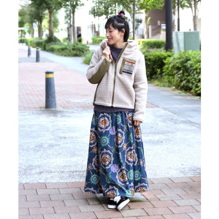 アフガンラグロングスカート
