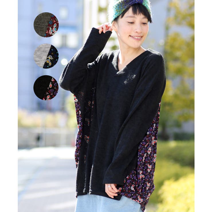 トップス チチカカ 異素材MIX チュニック fwjbd287 レディース