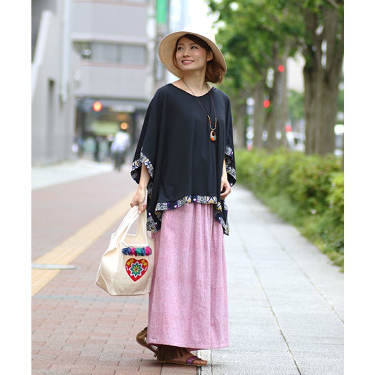 【未使用】TO BE CHIC ハイゲージポンチモチーフカットソーチュニック40 未使用】TO BE CHIC ハイゲージポンチモチーフカットソー