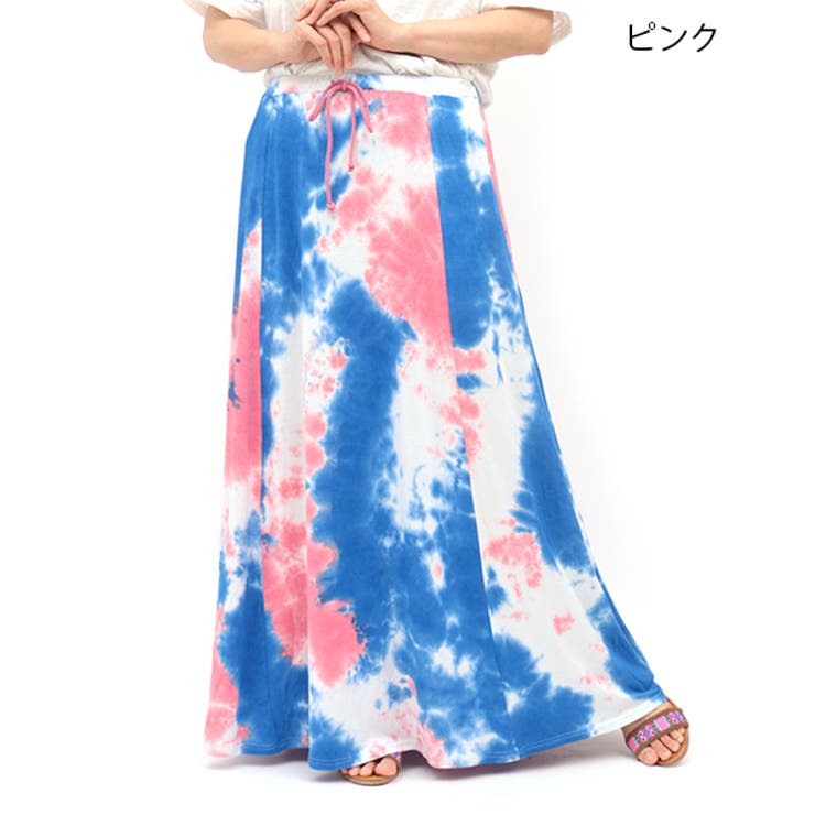 タイダイ柄マキシスカート♡ スカート チチカカ タイダイマキシスカート gsccd335 レディース