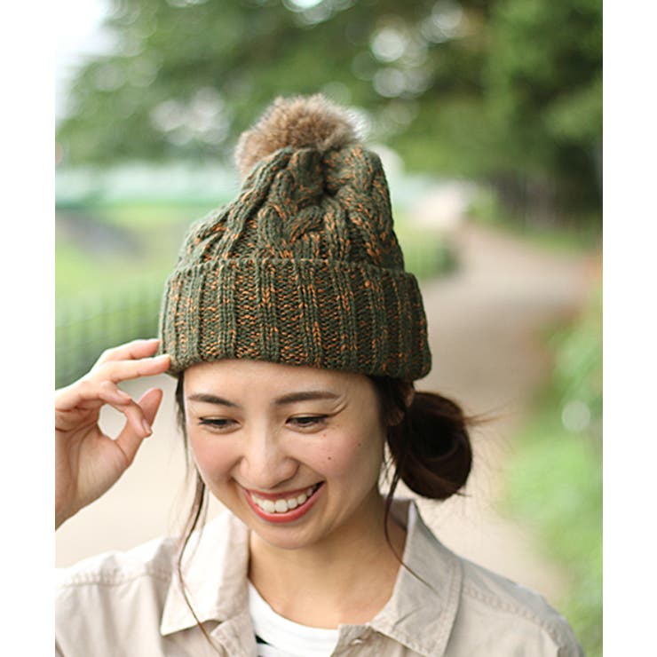 カベーニ GANNI ガニー ニット帽 Structured Rib Beanie A4429 A6051