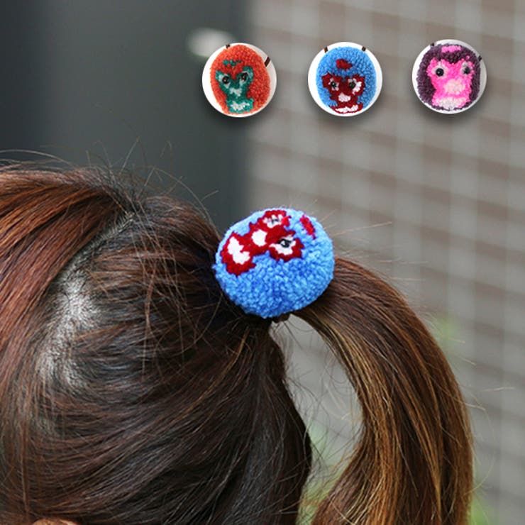 エスニック 花火ヘアゴム 2 チチカカなどとあわせて☆ チチカカ ポンポンルチャヘアゴム zgwjbb8620 レディース[品番